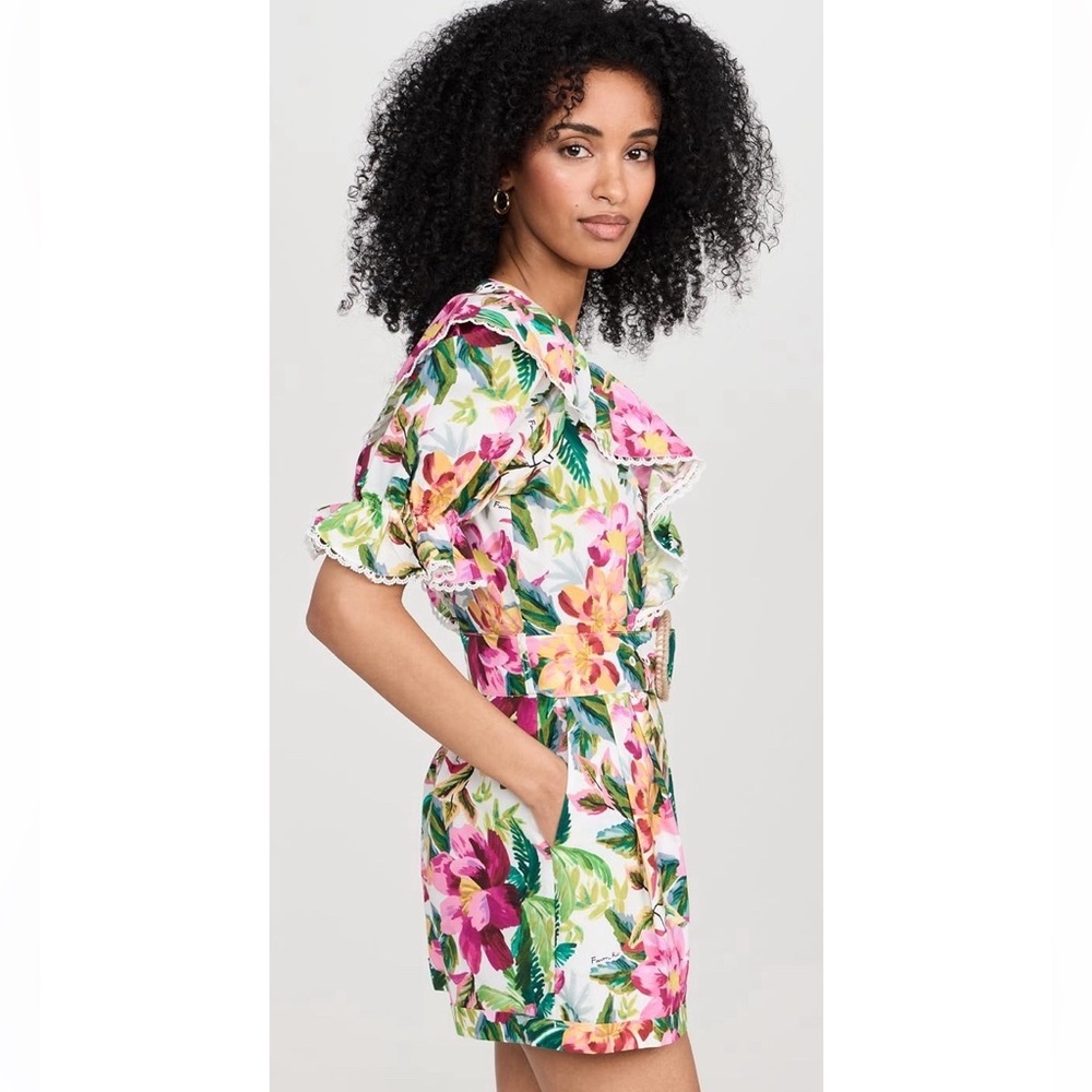 FARM Rio Flowers Romper- XS. - Picture 3 of 11